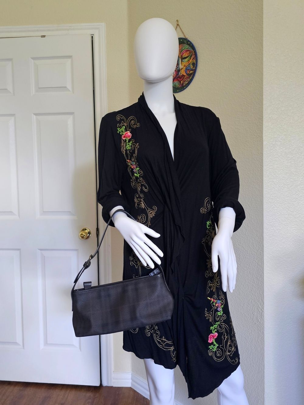 Burberry Dark Brown Leather Shoulder Bag